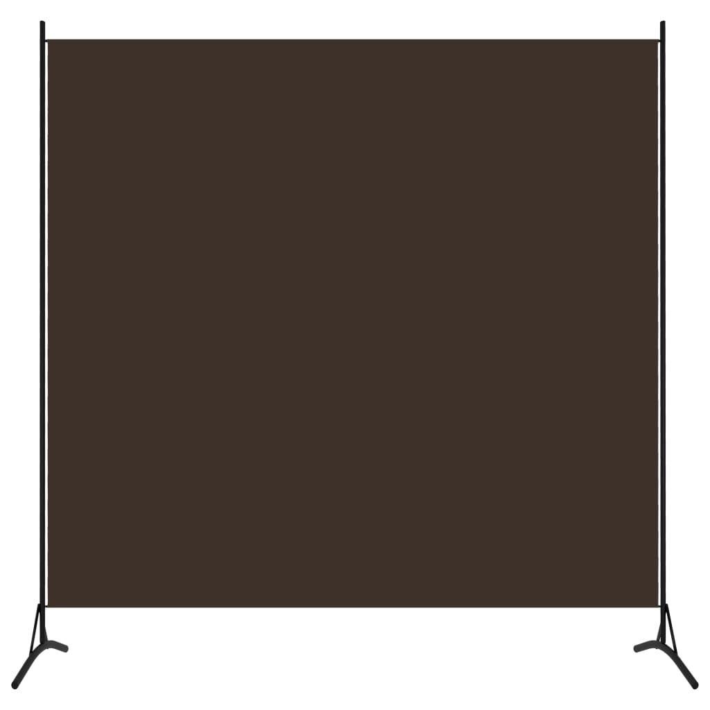 1-Panel Room Divider Brown 68.9