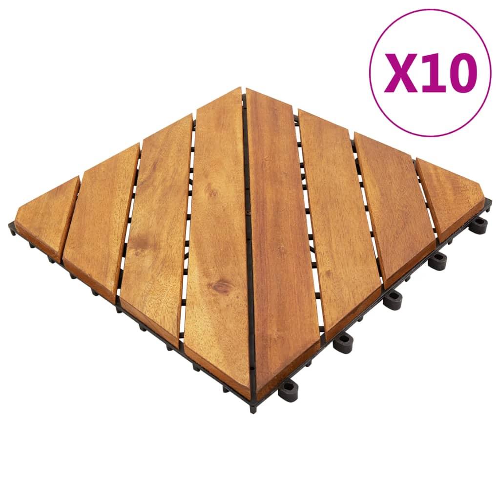 Decking Tiles 10 pcs 11.8