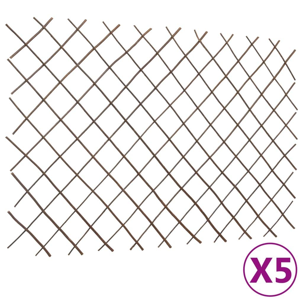 Willow Trellis Fences 5 pcs 70.9