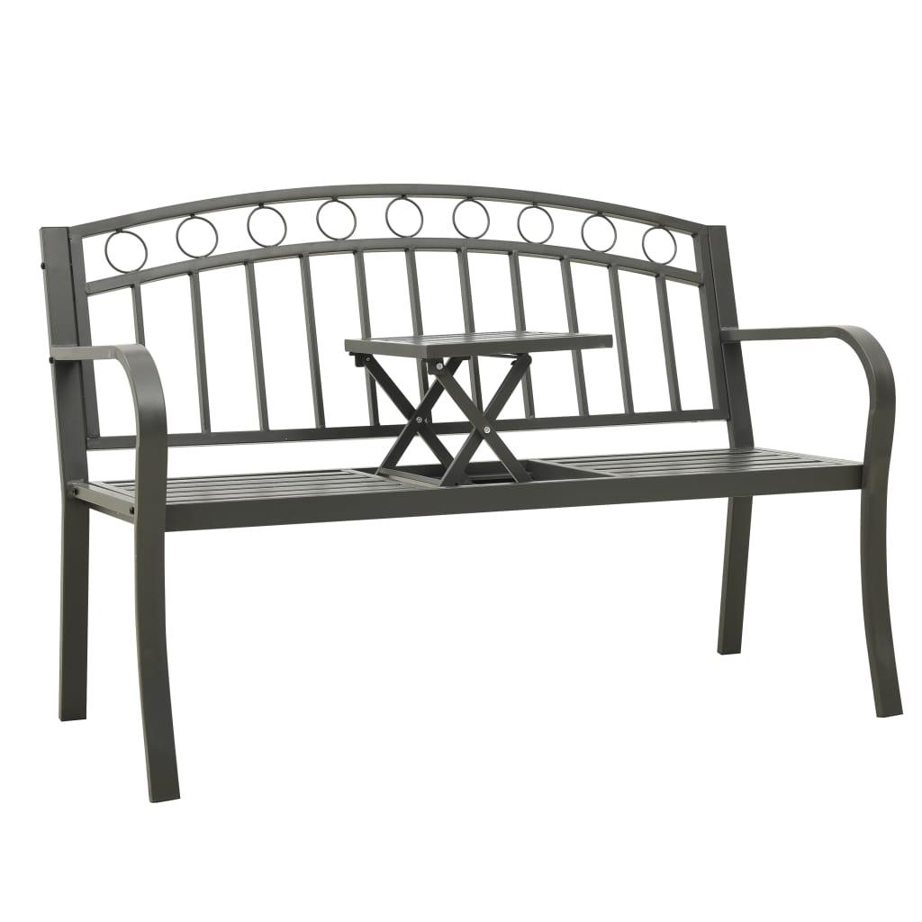 Patio Bench with a Table 49.2