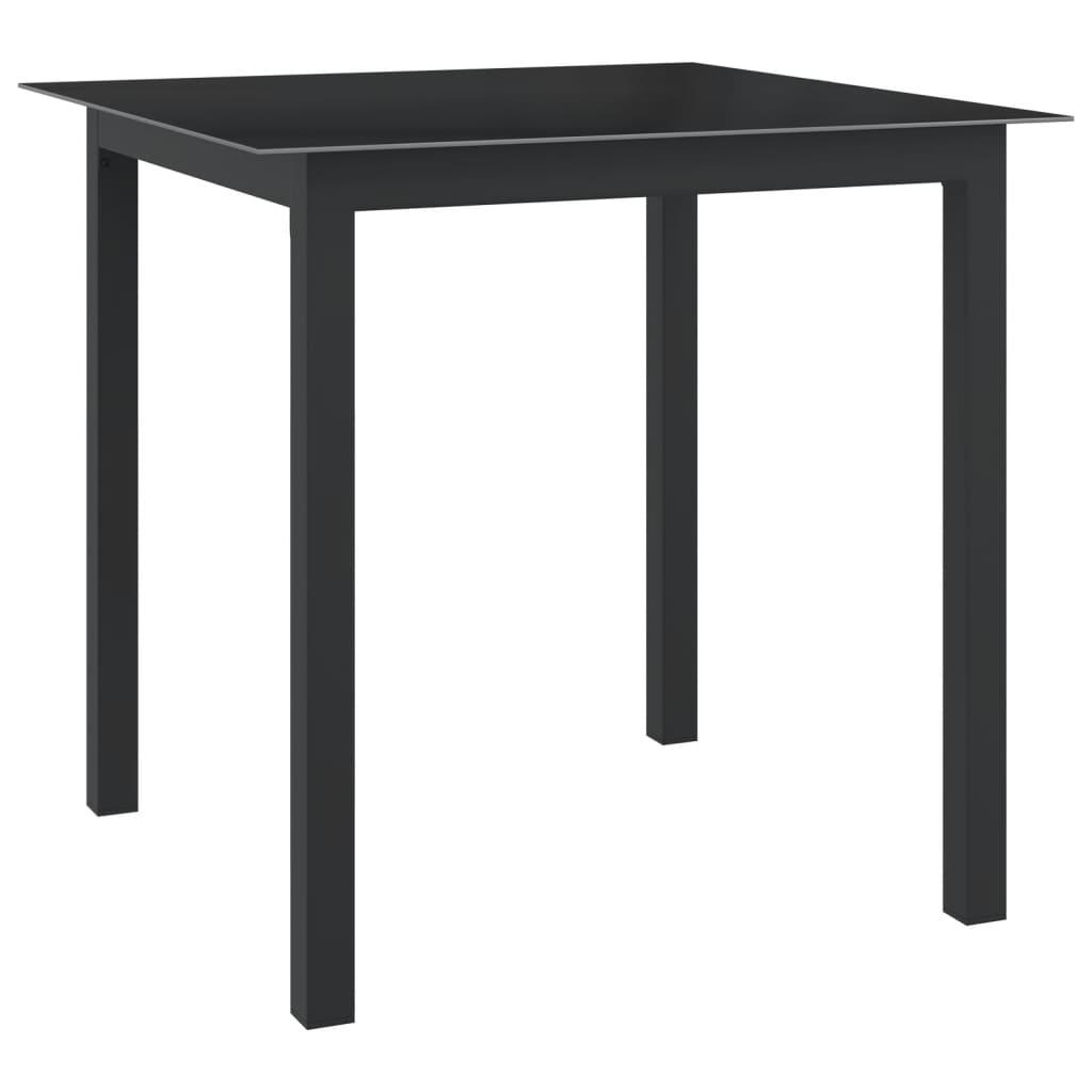 Patio Table Black 31.5