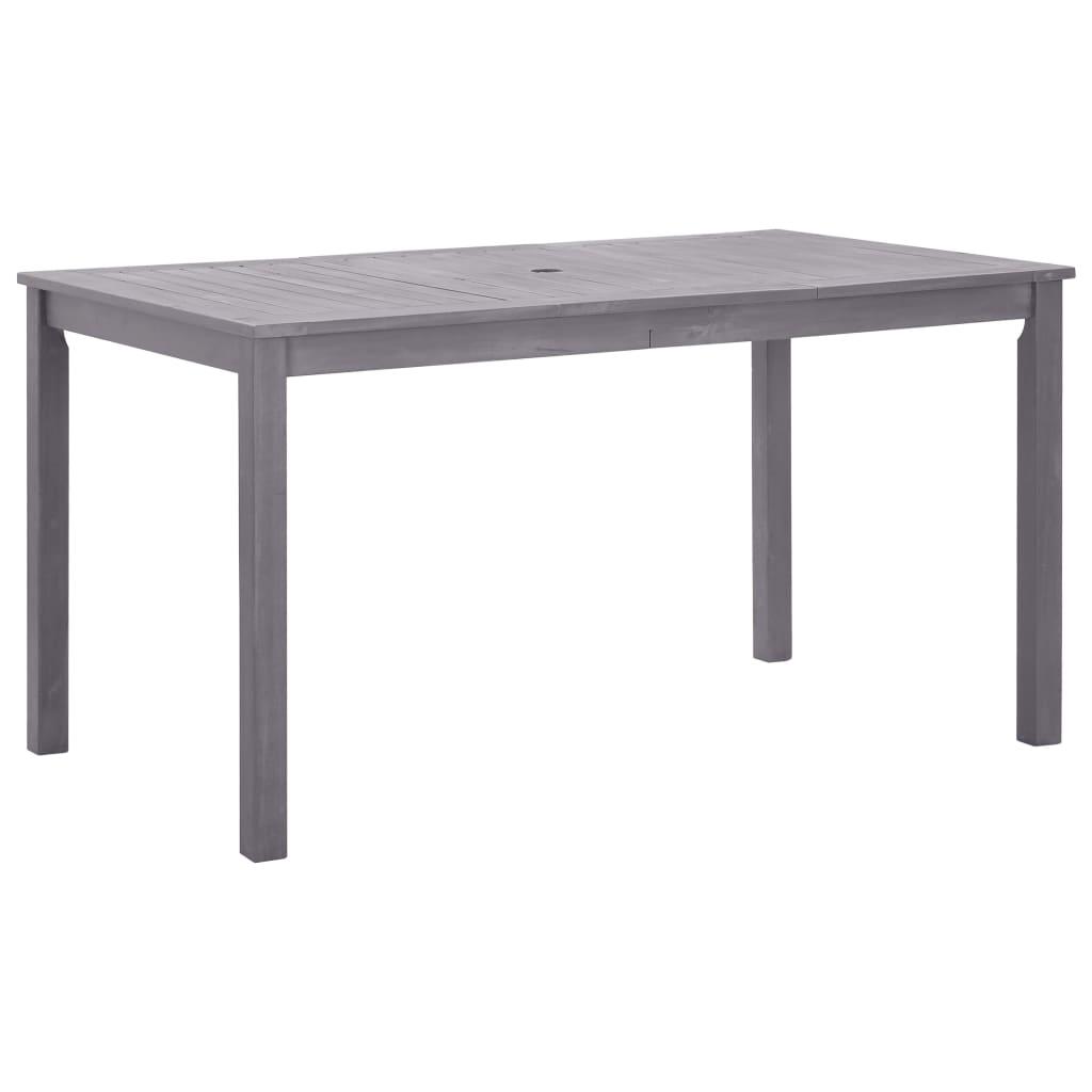 Patio Table Gray Wash 55.1