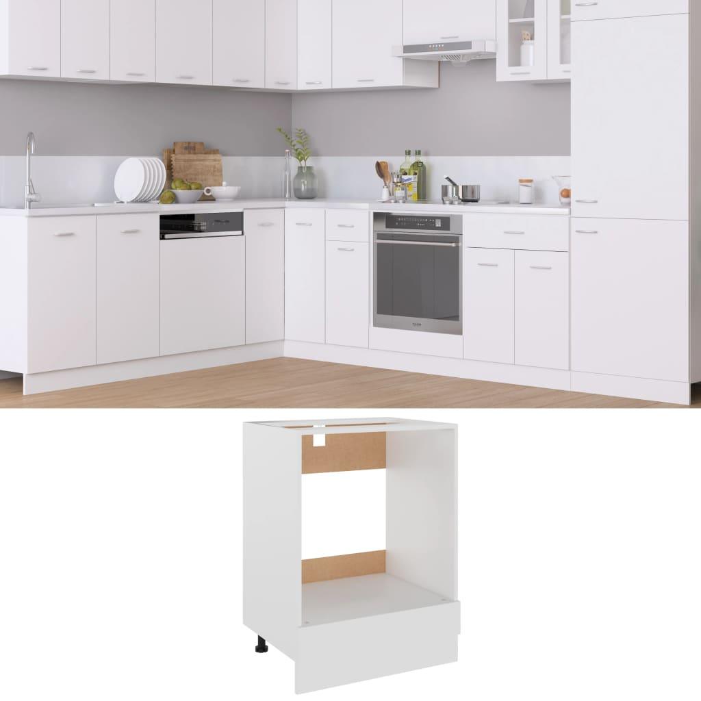 Oven Cabinet White 23.6