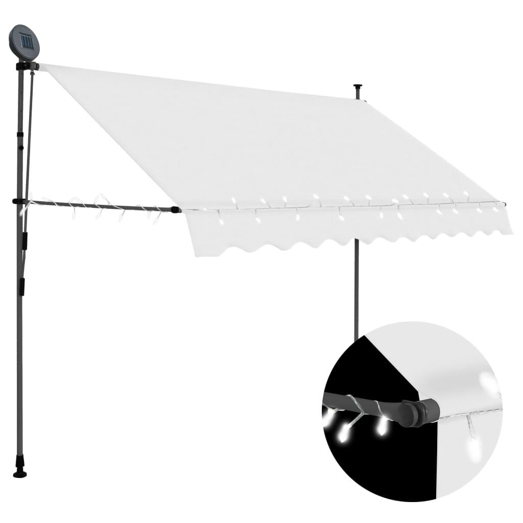 Manual Retractable Awning with LED 118.1