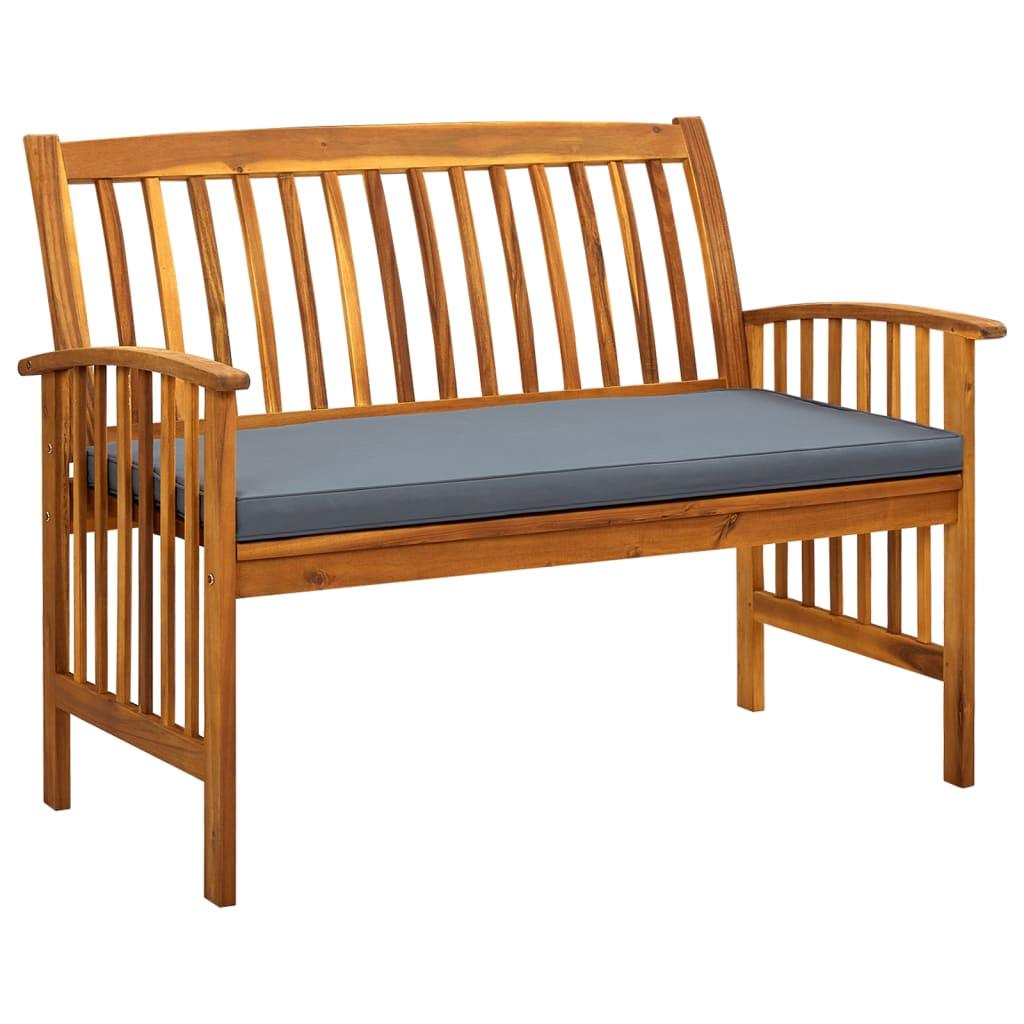 Patio Bench with Cushion 46.9