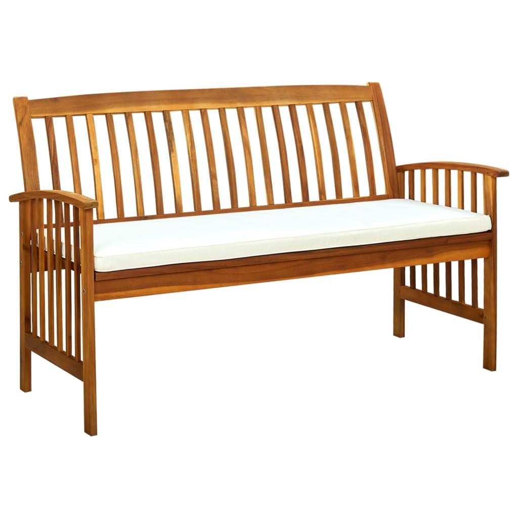 Patio Bench with Cushion 57.9