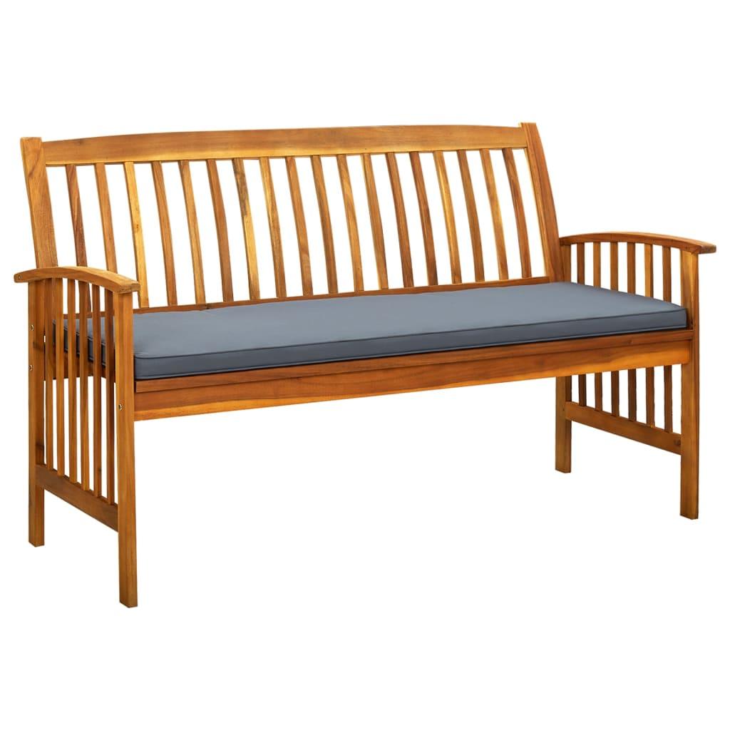 Patio Bench with Cushion 57.9