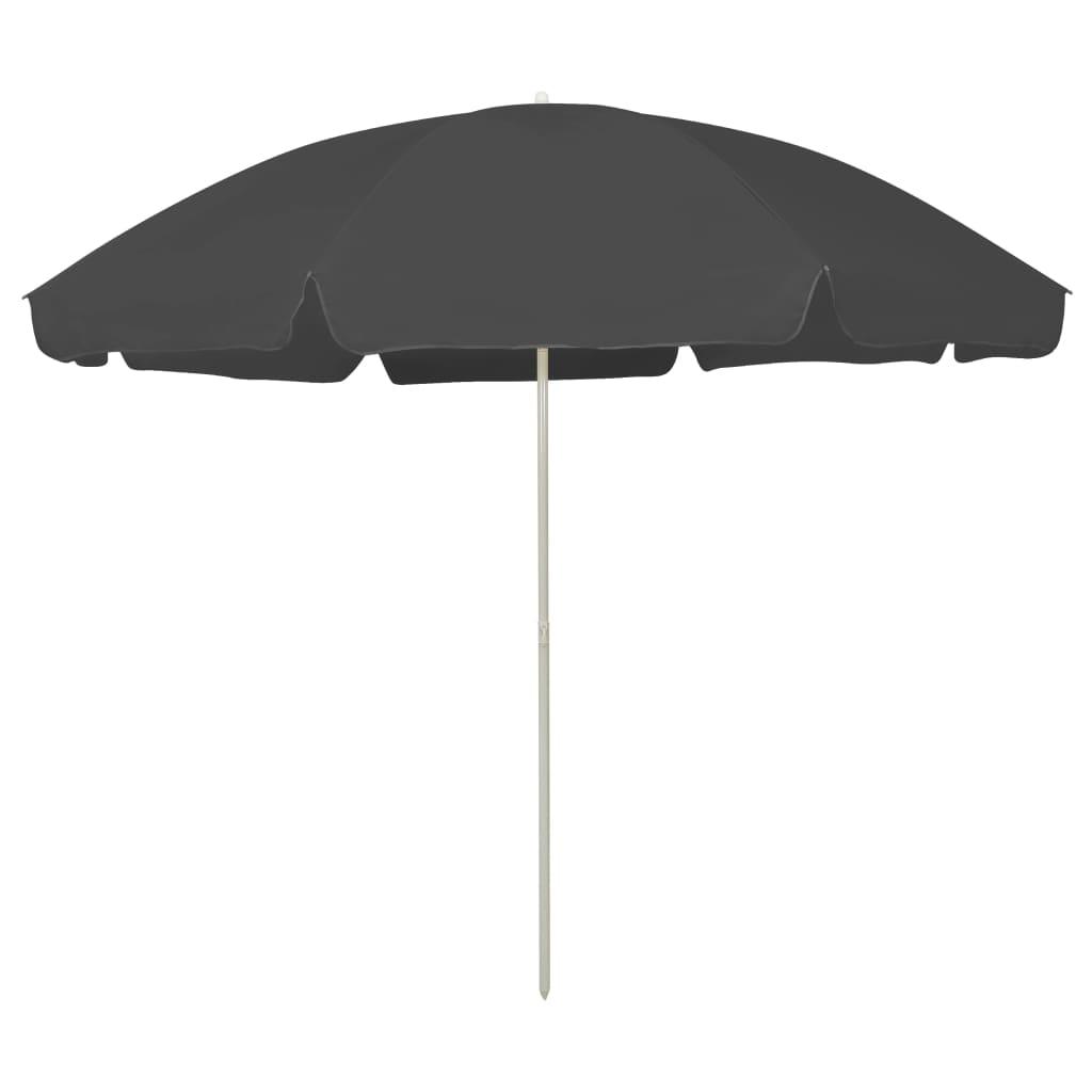 Beach Umbrella Anthracite 118.1