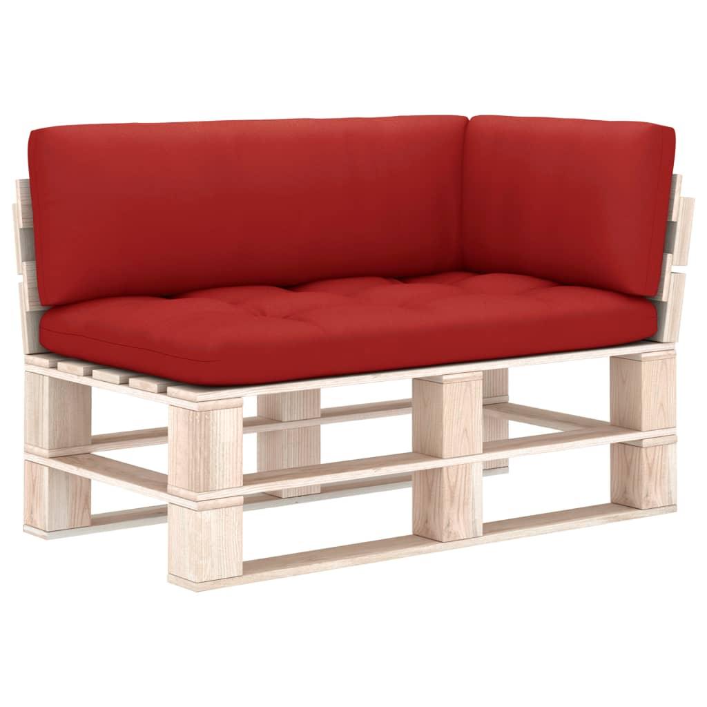 Pallet Sofa Cushions 3 pcs Red