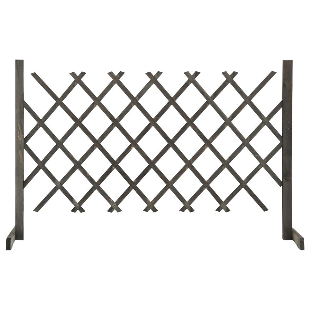 Garden Trellis Fence Gray 47.2