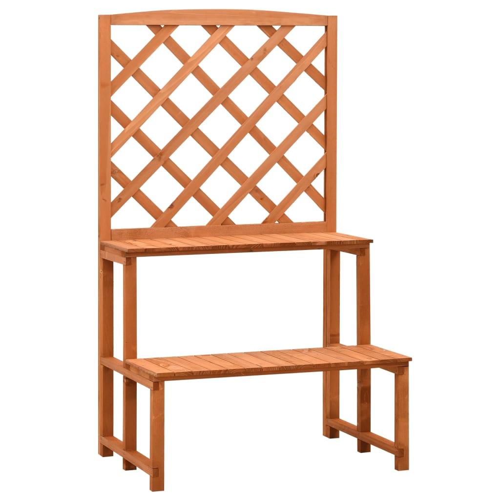 Plant Stand with Trellis Orange 27.6