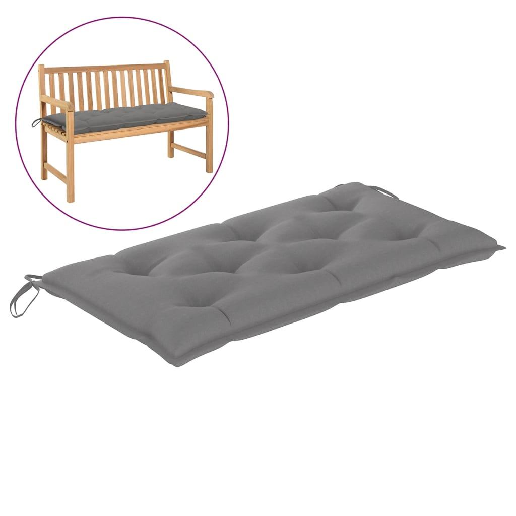 Garden Bench Cushion Gray 39.4