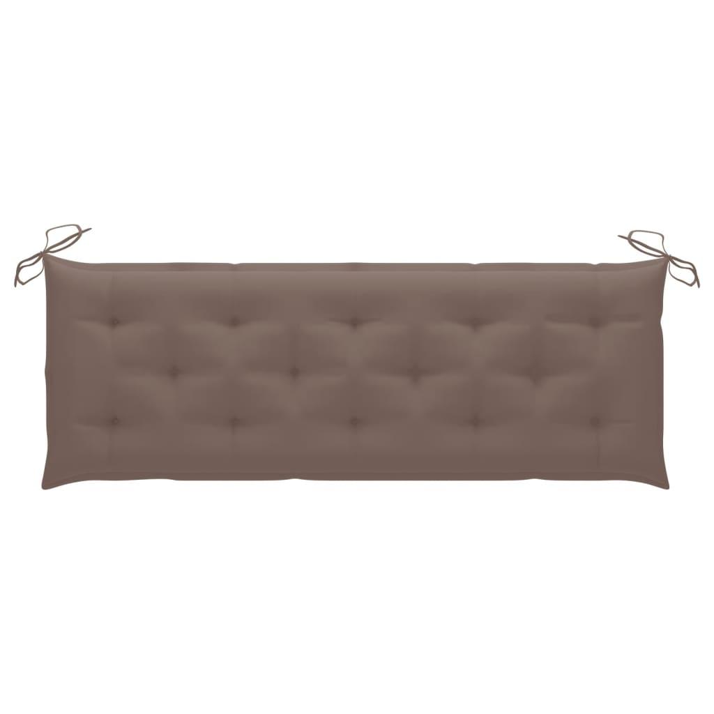 Garden Bench Cushion Taupe 59.1