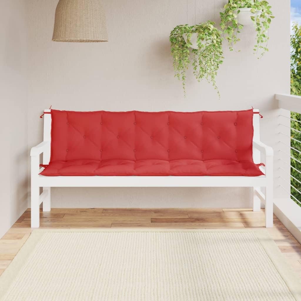 Garden Bench Cushions 2pcs Red 70.9