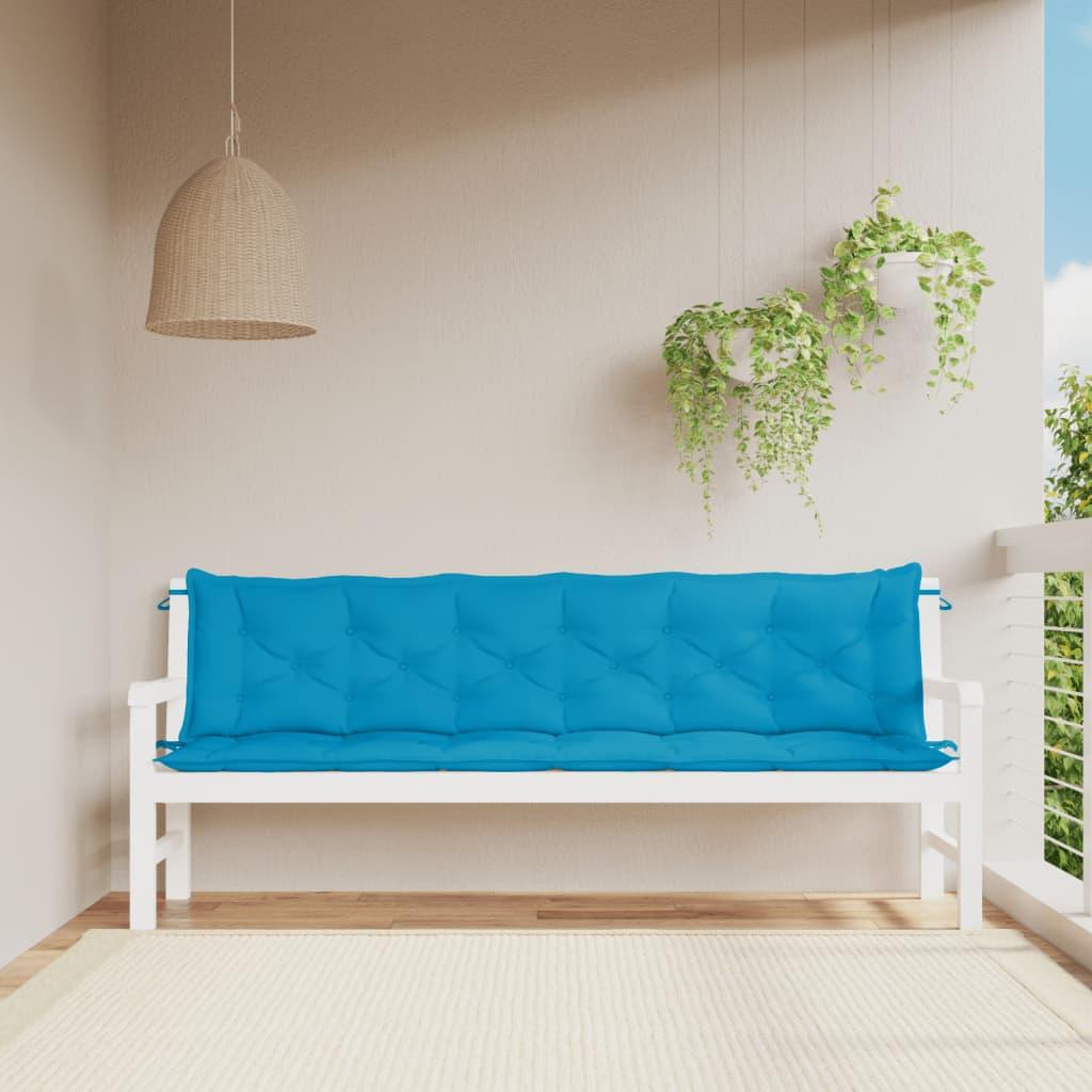 Garden Bench Cushions 2pcs Light Blue 78.7