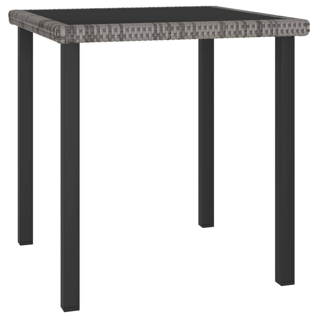 Patio Dining Table Gray 27.6