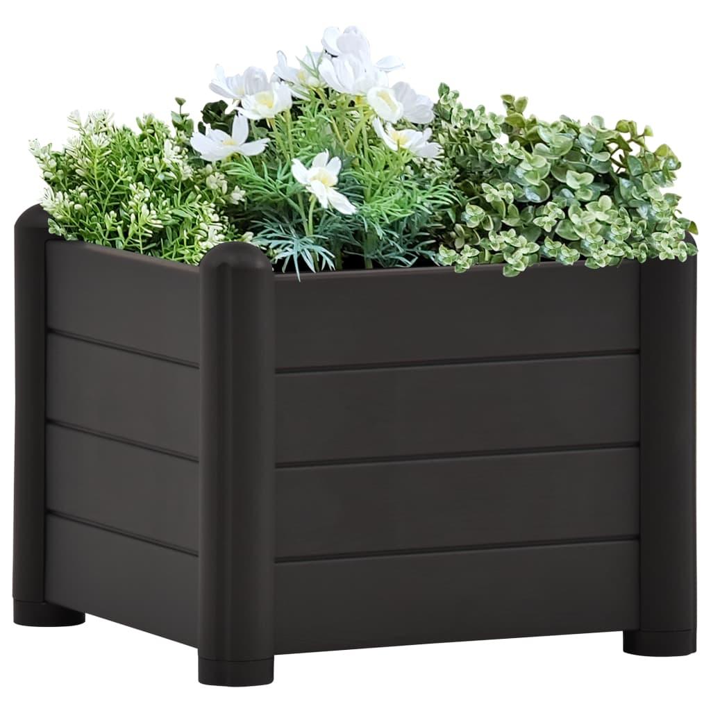 Garden Raised Bed PP Anthracite 16.9