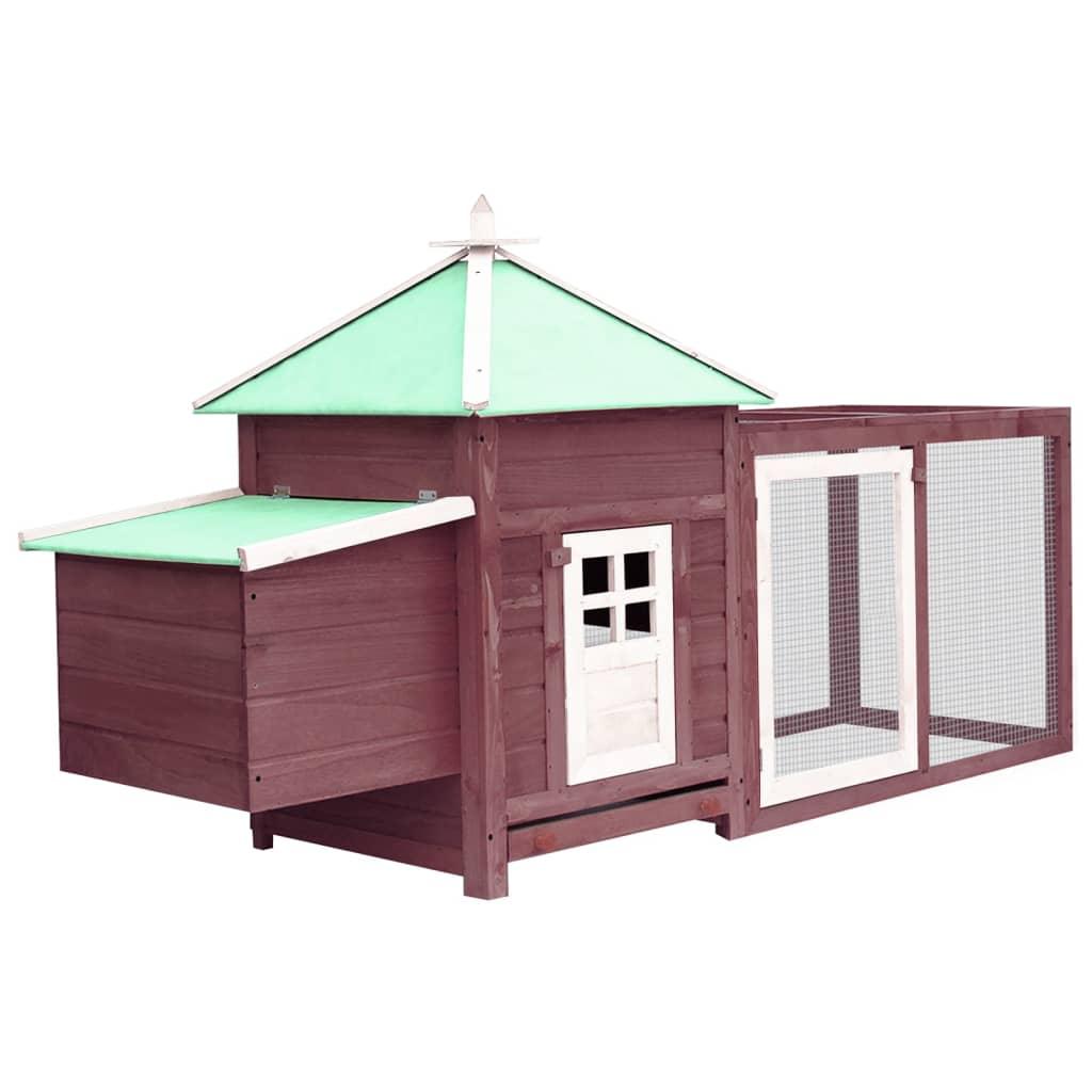 Chicken Coop with Nest Box Mocha 74.8