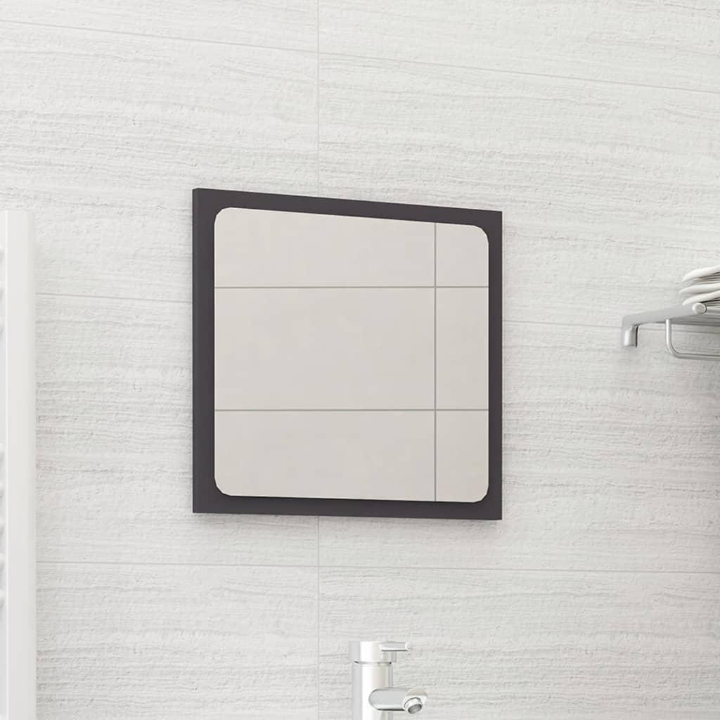 Bathroom Mirror Gray 15.7