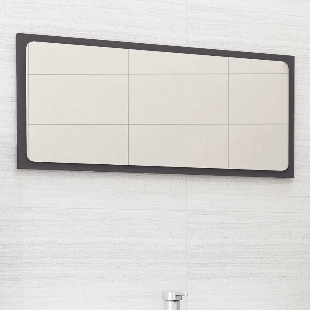 Bathroom Mirror Gray 31.5