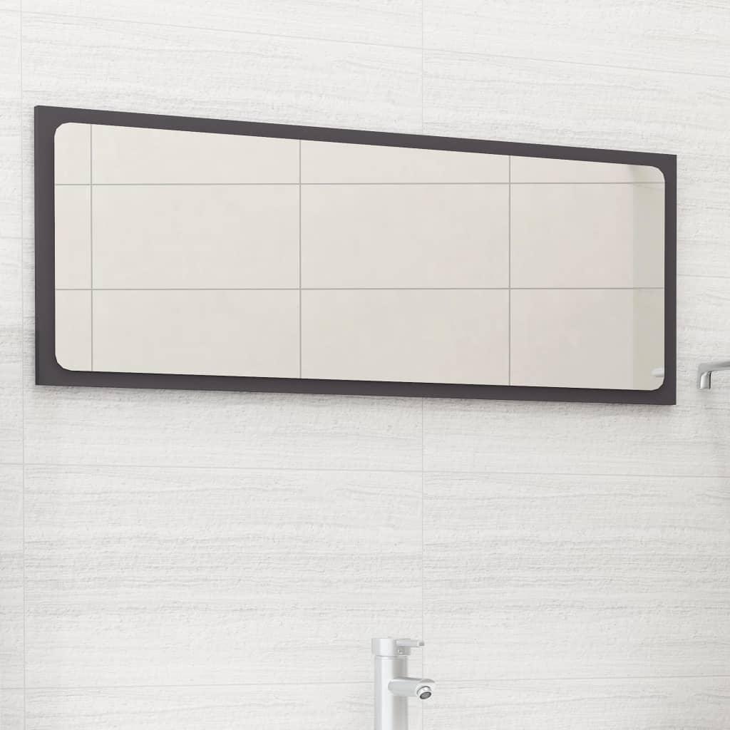 Bathroom Mirror Gray 35.4