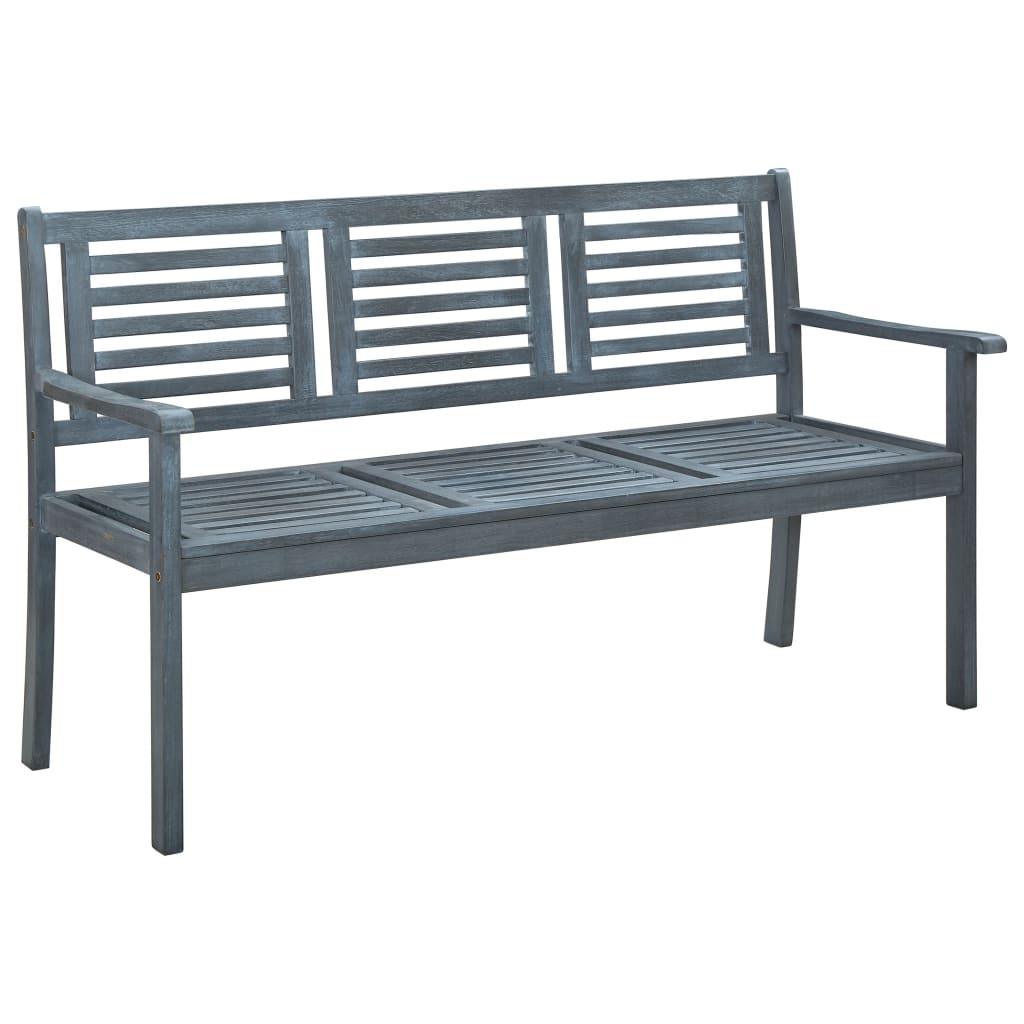 3-Seater Patio Bench 59.1