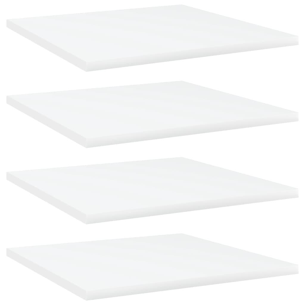 Bookshelf Boards 4 pcs White 15.7"x15.7"x0.6" Engineered Wood - vidaXL - 805170 - Set Shop and Smile