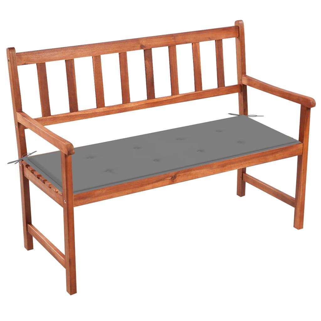 Patio Bench with Cushion 47.2