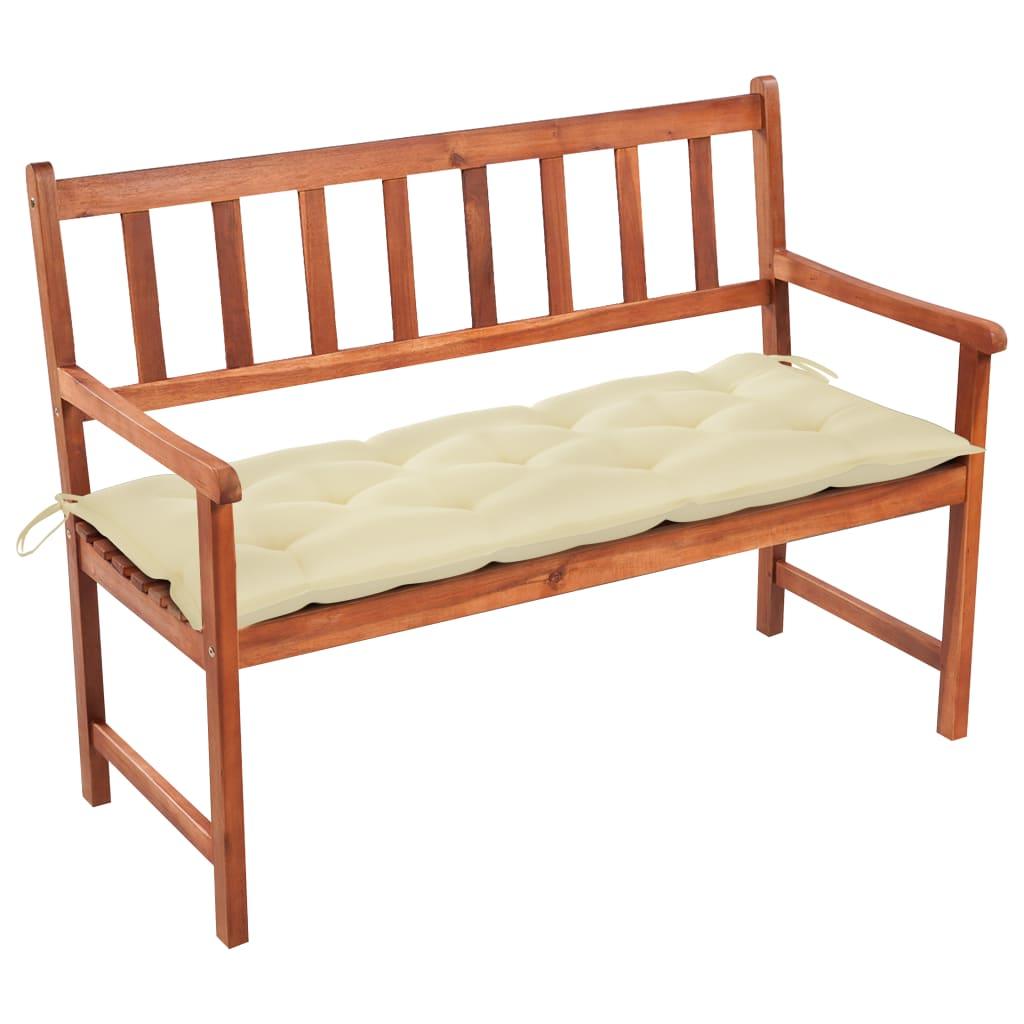 Patio Bench with Cushion 47.2