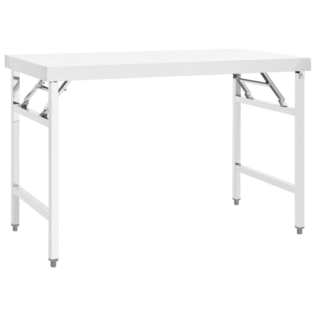 Kitchen Folding Work Table 47.2