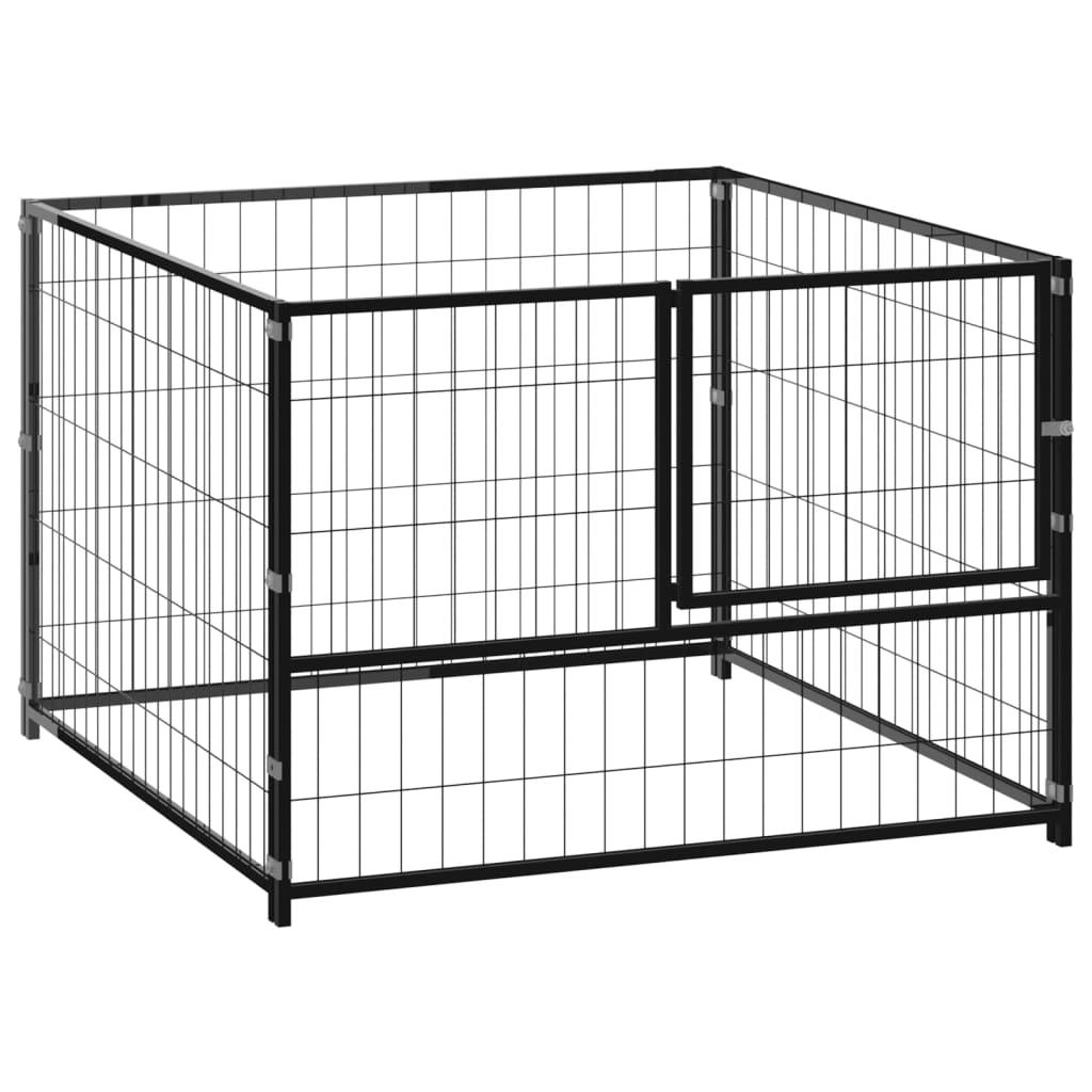 Dog Kennel Black 39.4