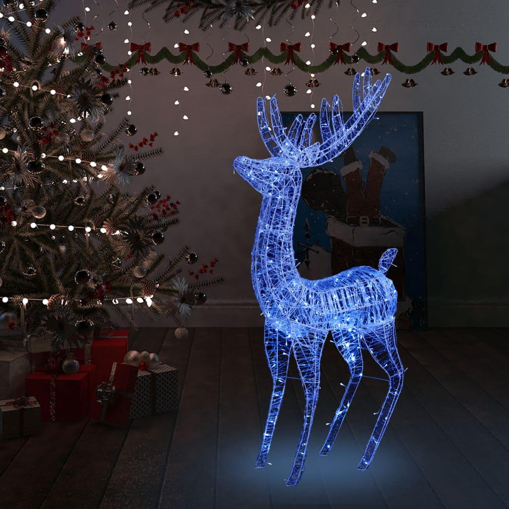 XXL Acrylic Christmas Reindeer 250 LED 6 ft Blue