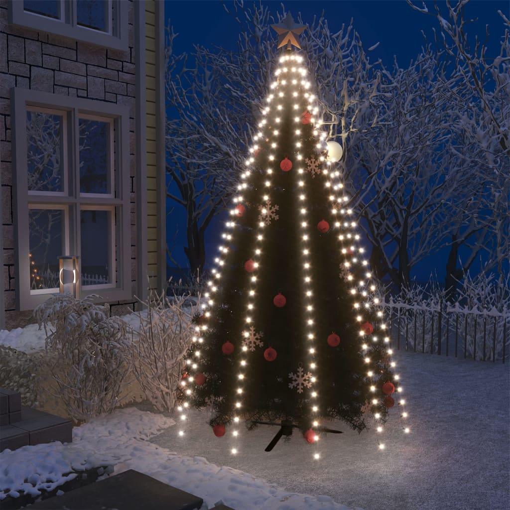 Christmas Tree Net Lights with 250 LEDs Cold White 98.4