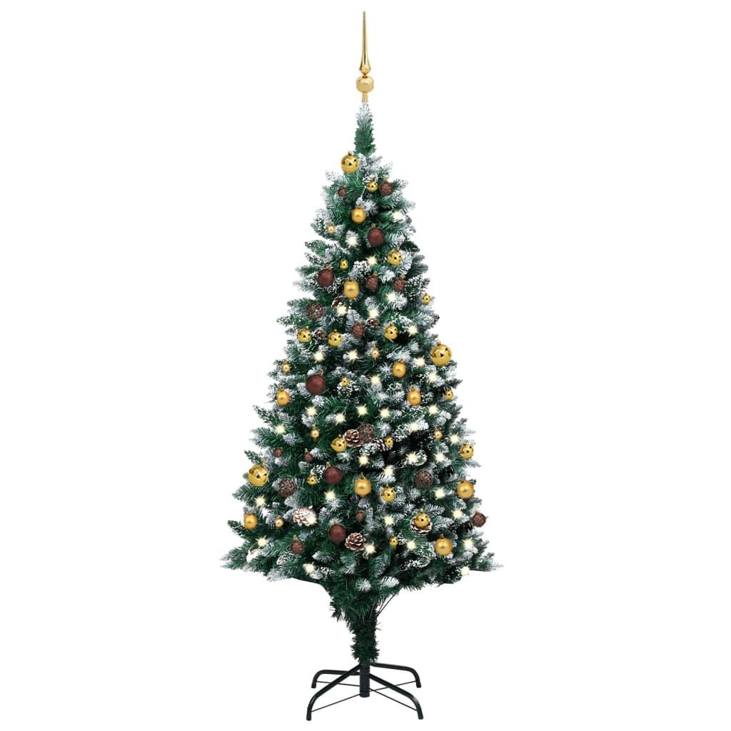 Artificial Christmas Tree with LEDs&Ball Set&Pinecones 70.9