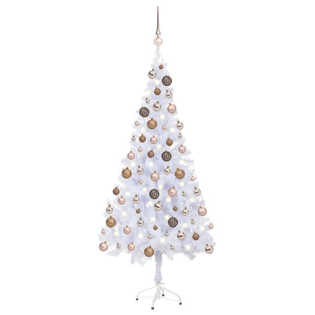 Artificial Christmas Tree with LEDs&Ball Set 70.9" 620 Branches - vidaXL - 3077580 - Set Shop and Smile