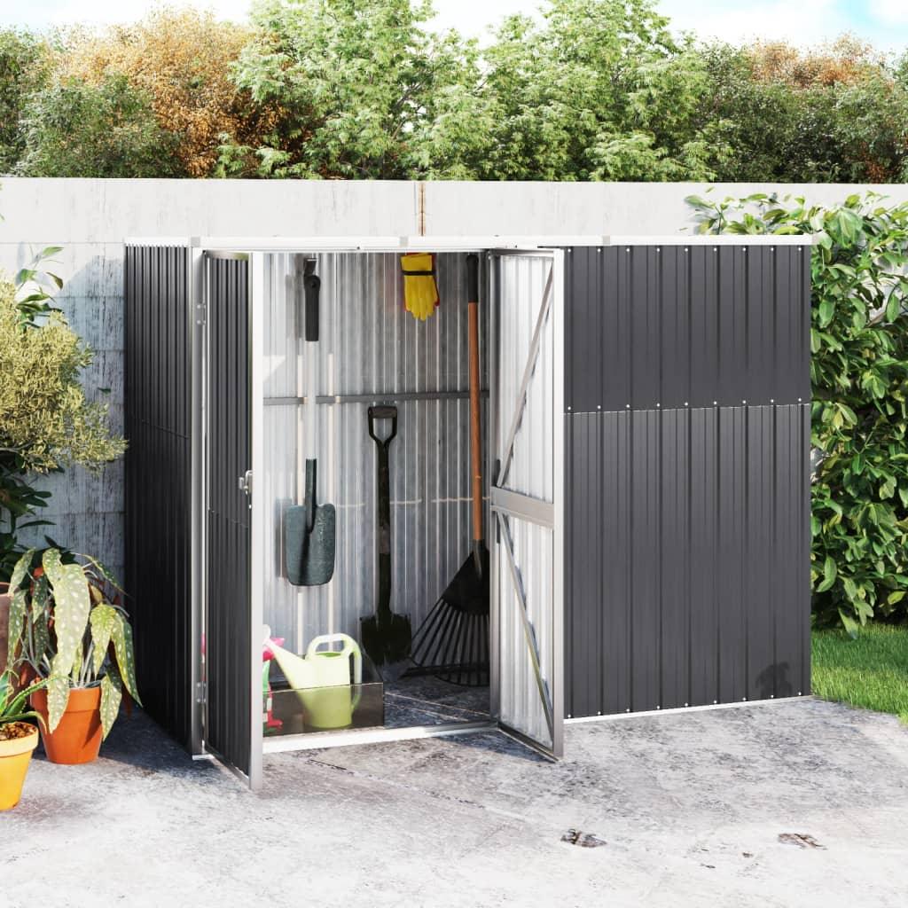 Garden Tool Shed Anthracite 88.6"x35"x63.4" Galvanized Steel - vidaXL - 316215 - Set Shop and Smile