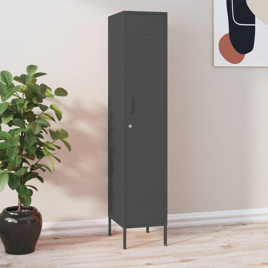 Locker Cabinet Anthracite 13.8