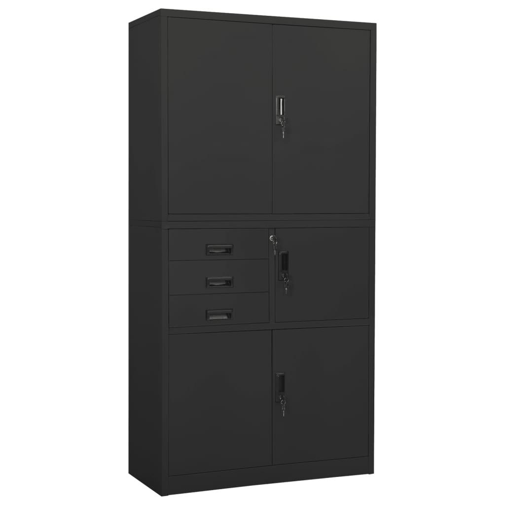 Office Cabinet Anthracite 35.4