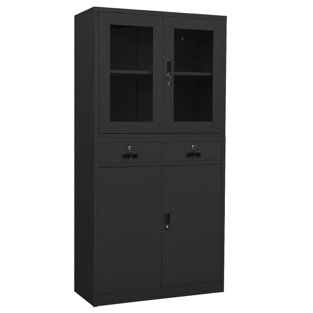 Office Cabinet Anthracite 35.4