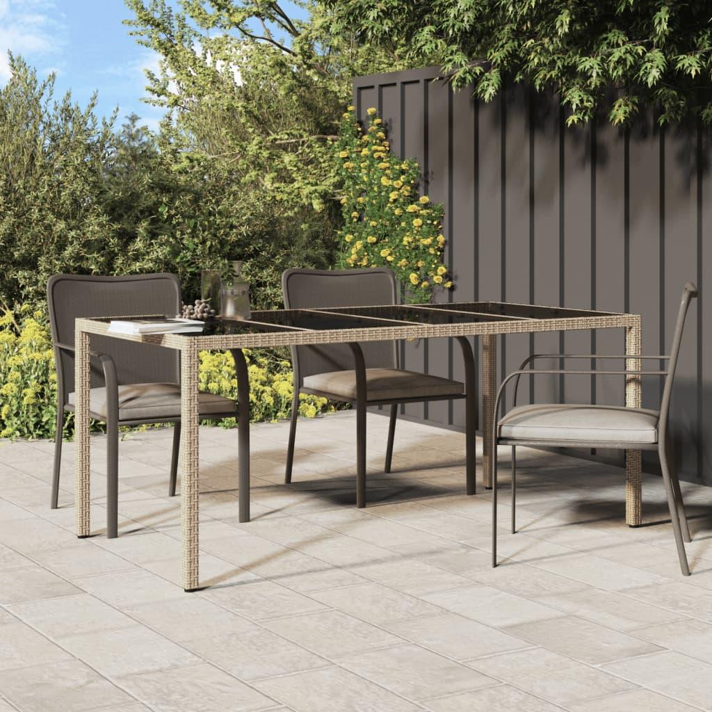 Patio Table Beige 74.8