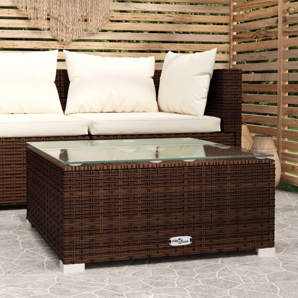 Patio Coffee Table Brown 23.6