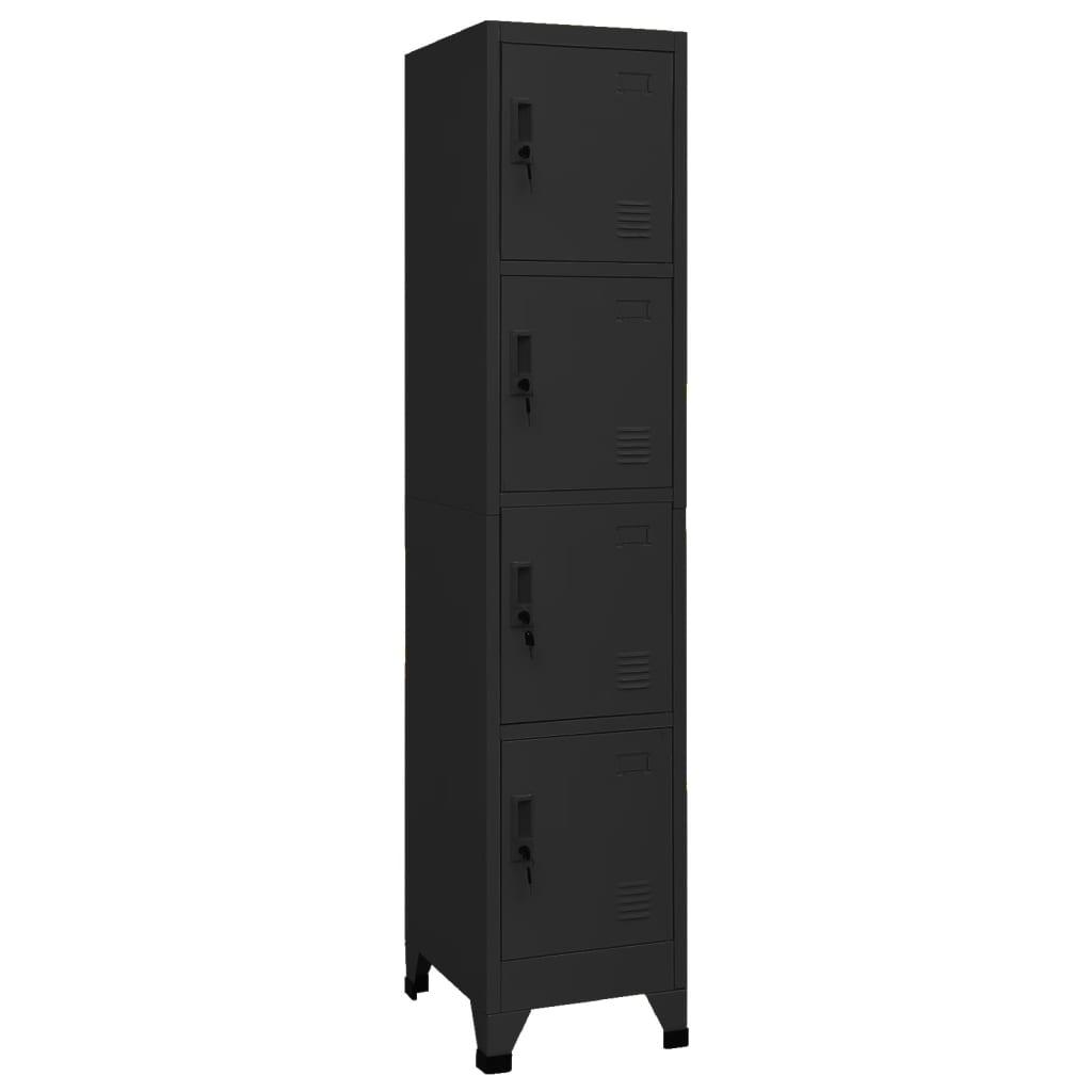 Locker Cabinet Black 15