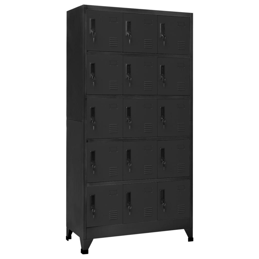 Locker Cabinet Anthracite 35.4