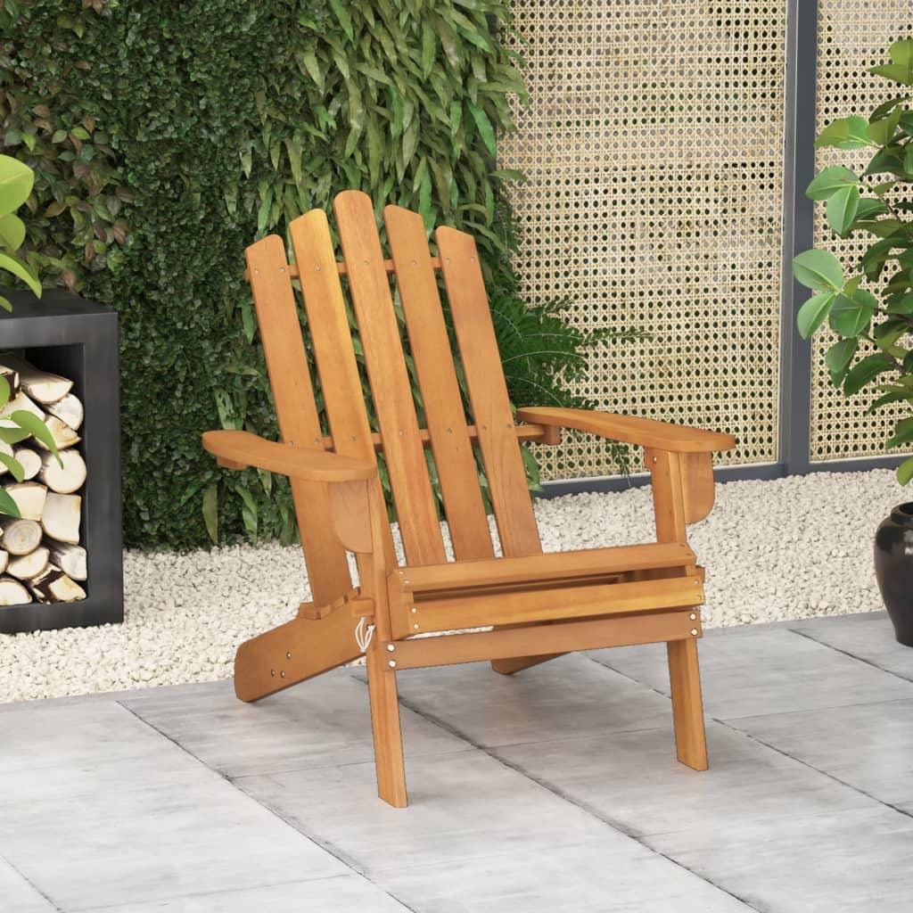 Patio Adirondack Chair Solid Wood Acacia - vidaXL - 316830 - Set Shop and Smile