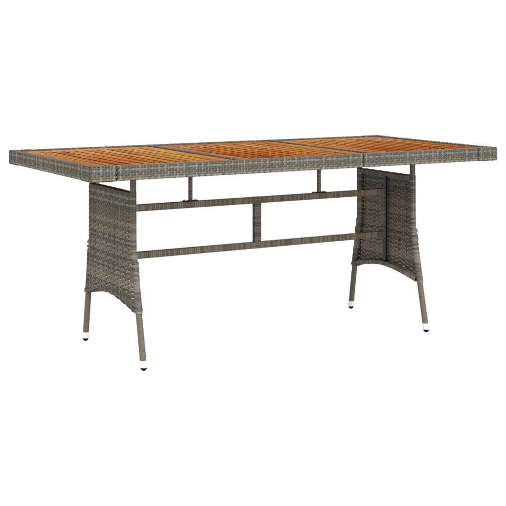 Patio Table Gray 63