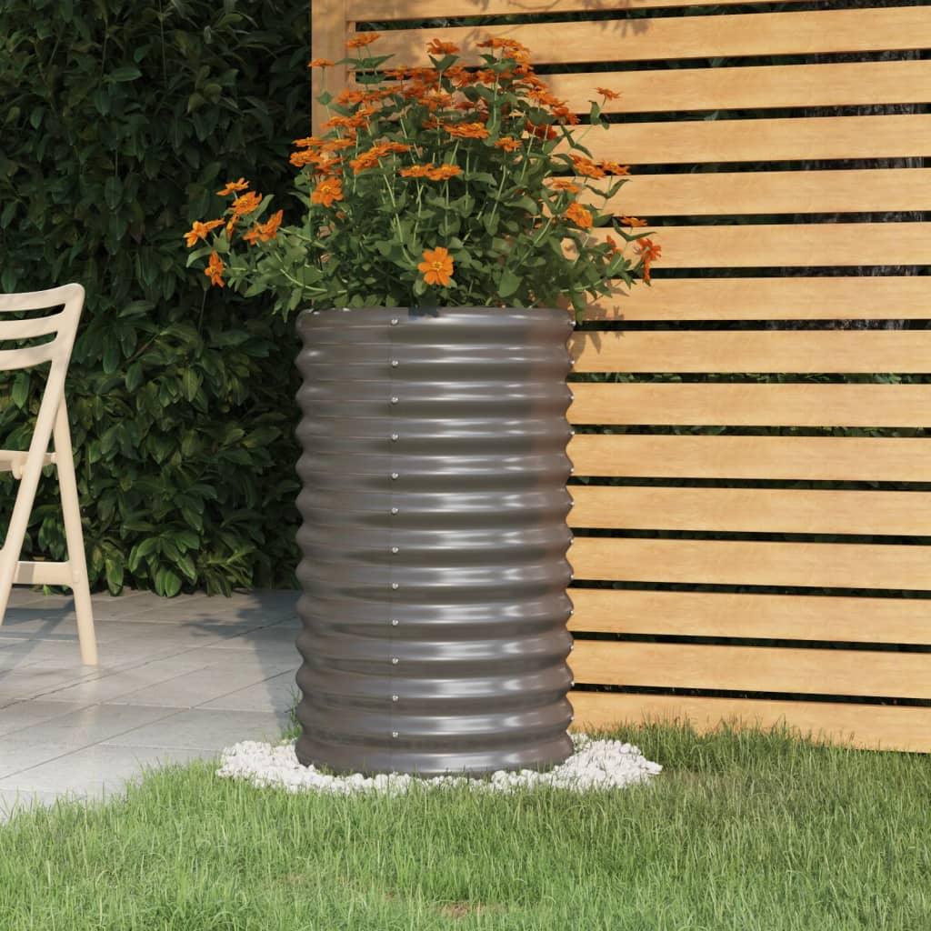 Garden Planter Powder-coated Steel 15.7