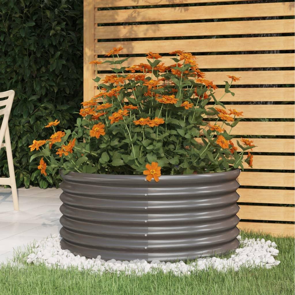 Garden Planter Powder-coated Steel 31.5