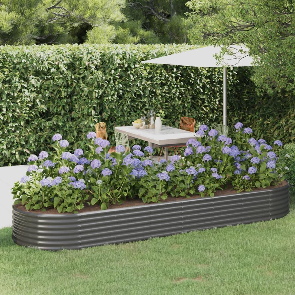 Garden Raised Bed Powder-coated Steel 126.8