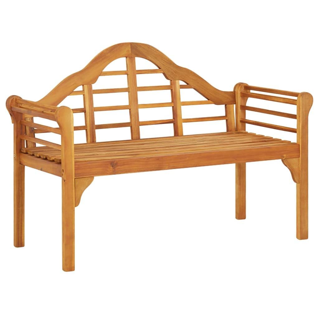 Patio Bench 49.2" Solid Wood Acacia - vidaXL - 318550 - Set Shop and Smile