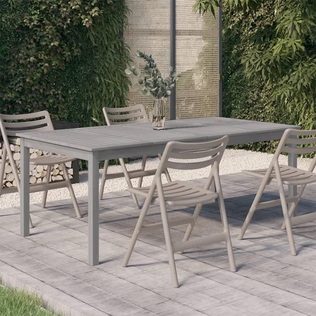 Patio Table Gray 78.7